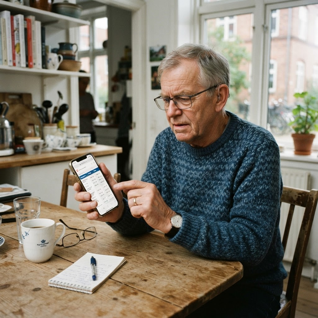 Anders fra Møn, er en af de mange som sparer tusindvis af kroner, da han flittigt benytter den omtalte emoji